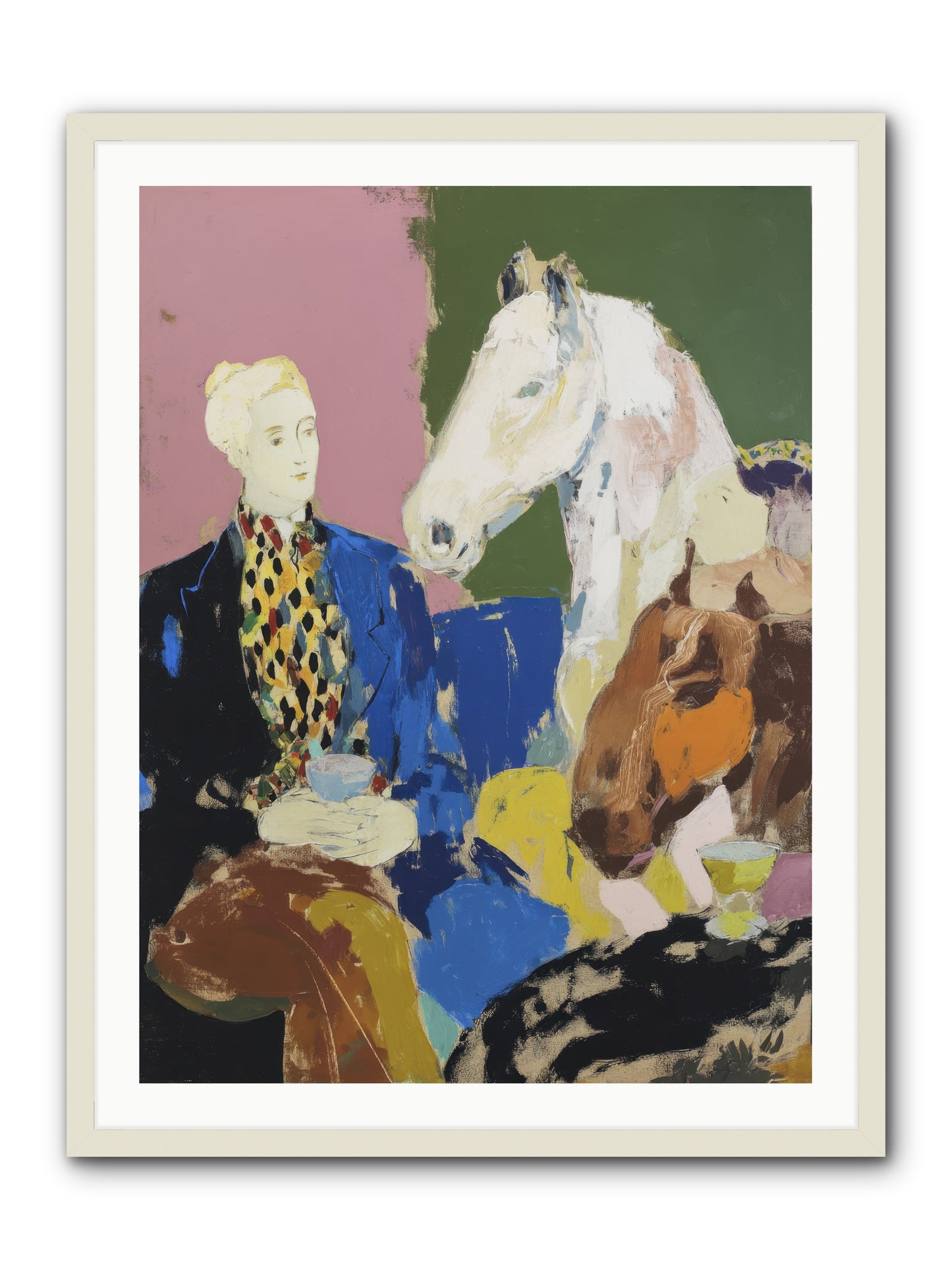 Archived No.2 -- Framed Print - White 30x40