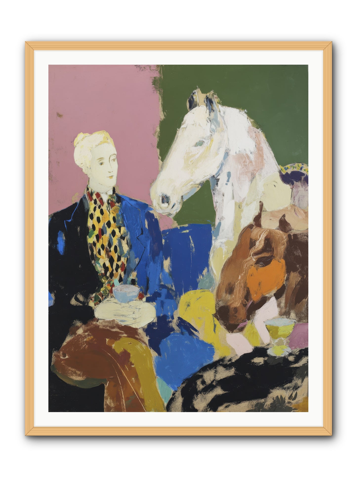 Archived No.2 -- Framed Print - Natural 36x48