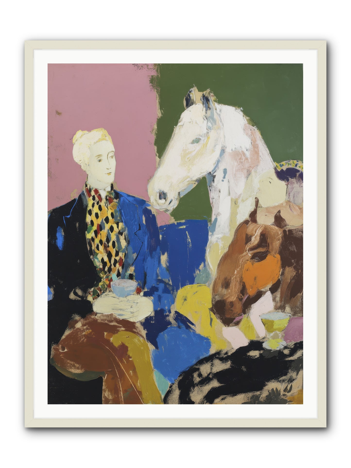 Archived No.2 -- Framed Print - White 36x48