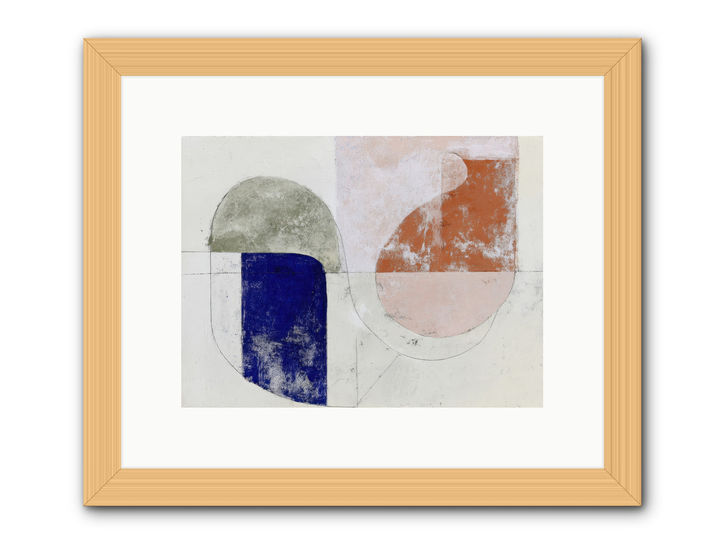 Arctic Gaze -- Framed Print - Natural 12x9