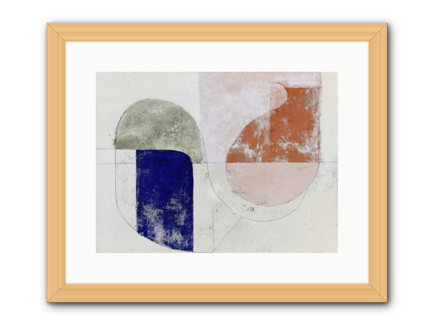 Arctic Gaze -- Framed Print - Natural 16x12