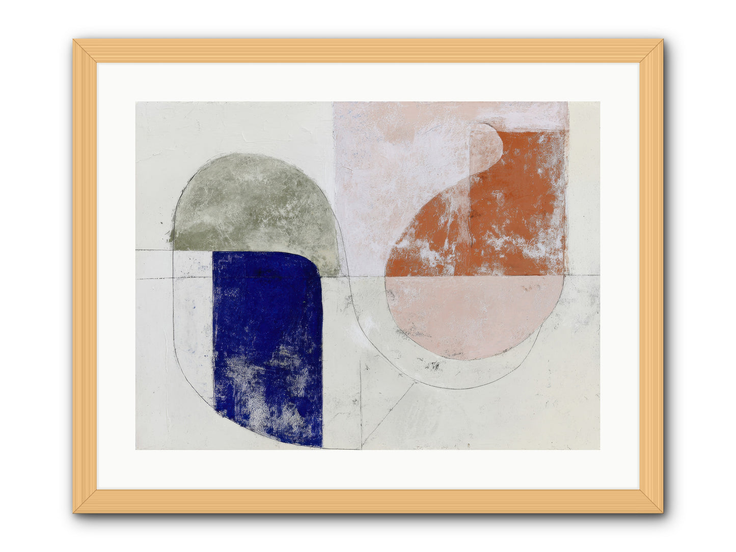 Arctic Gaze -- Framed Print - Natural 24x18