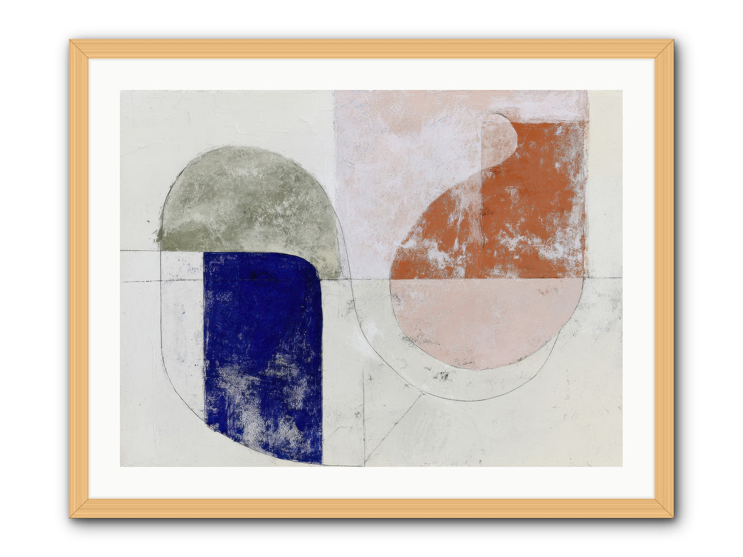 Arctic Gaze -- Framed Print - Natural 32x24