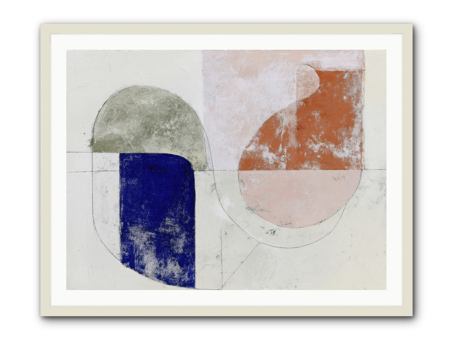 Arctic Gaze -- Framed Print - White 40x30