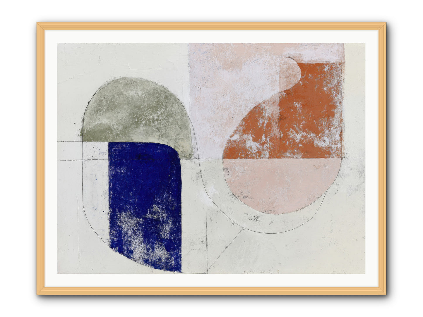 Arctic Gaze -- Framed Print - Natural 48x36