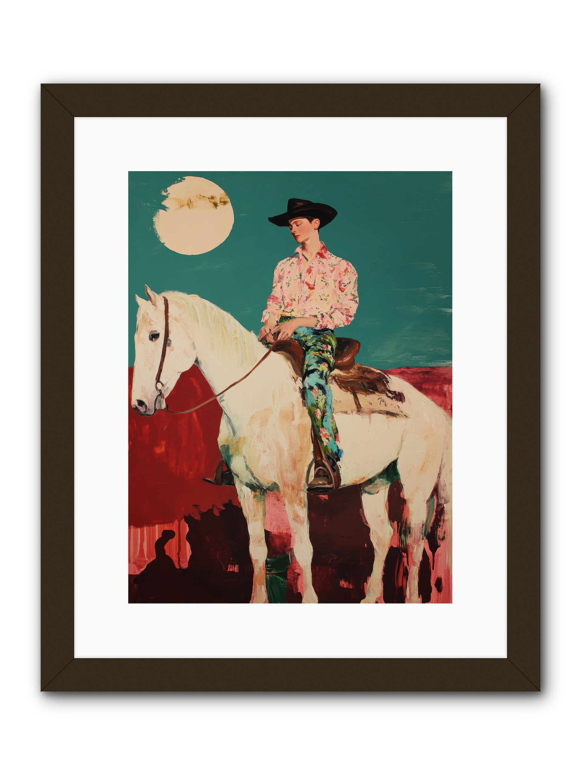Aristocrat of the Range -- Framed Print - Black 12x16