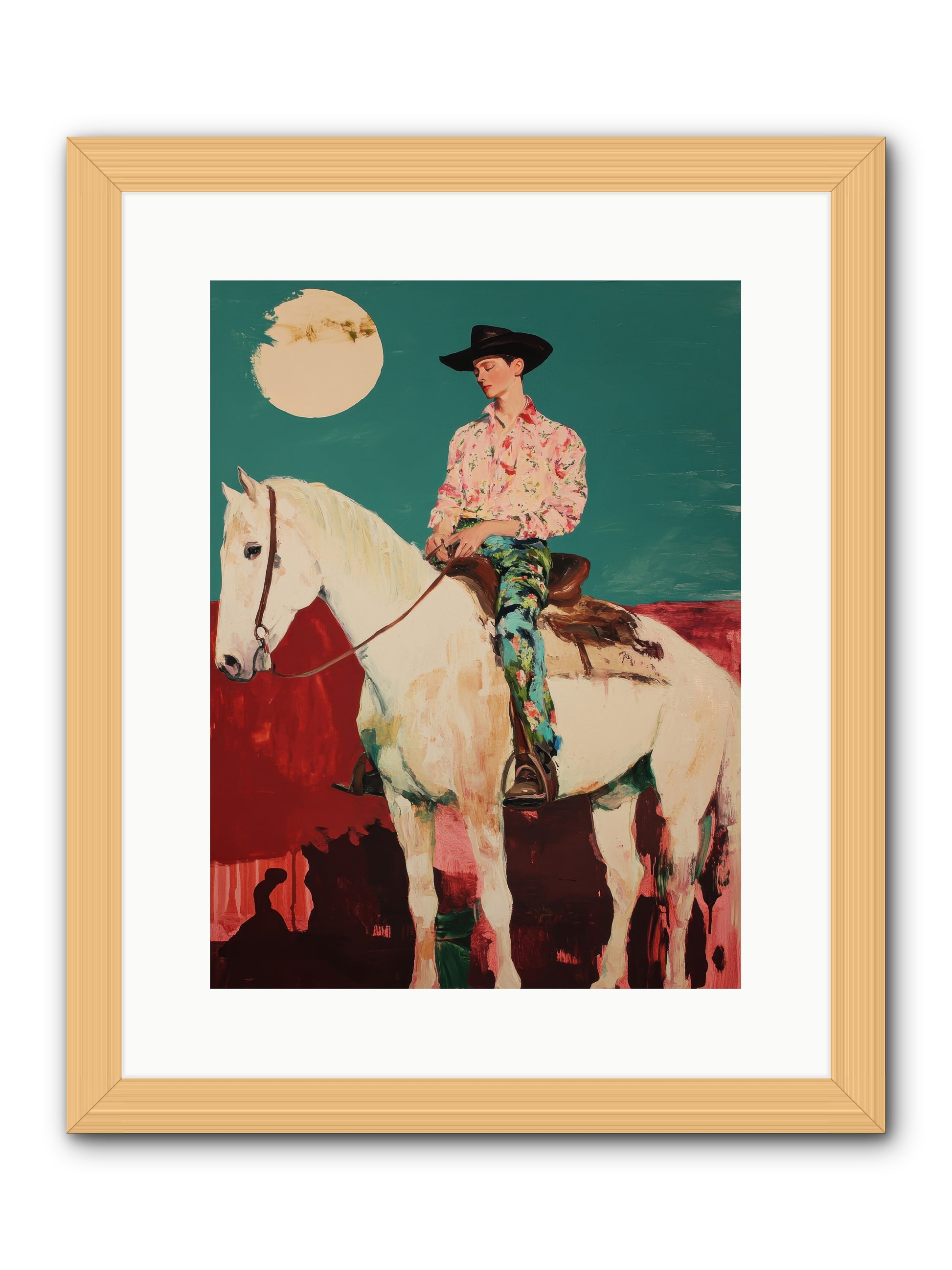 Aristocrat of the Range -- Framed Print - Natural 12x16