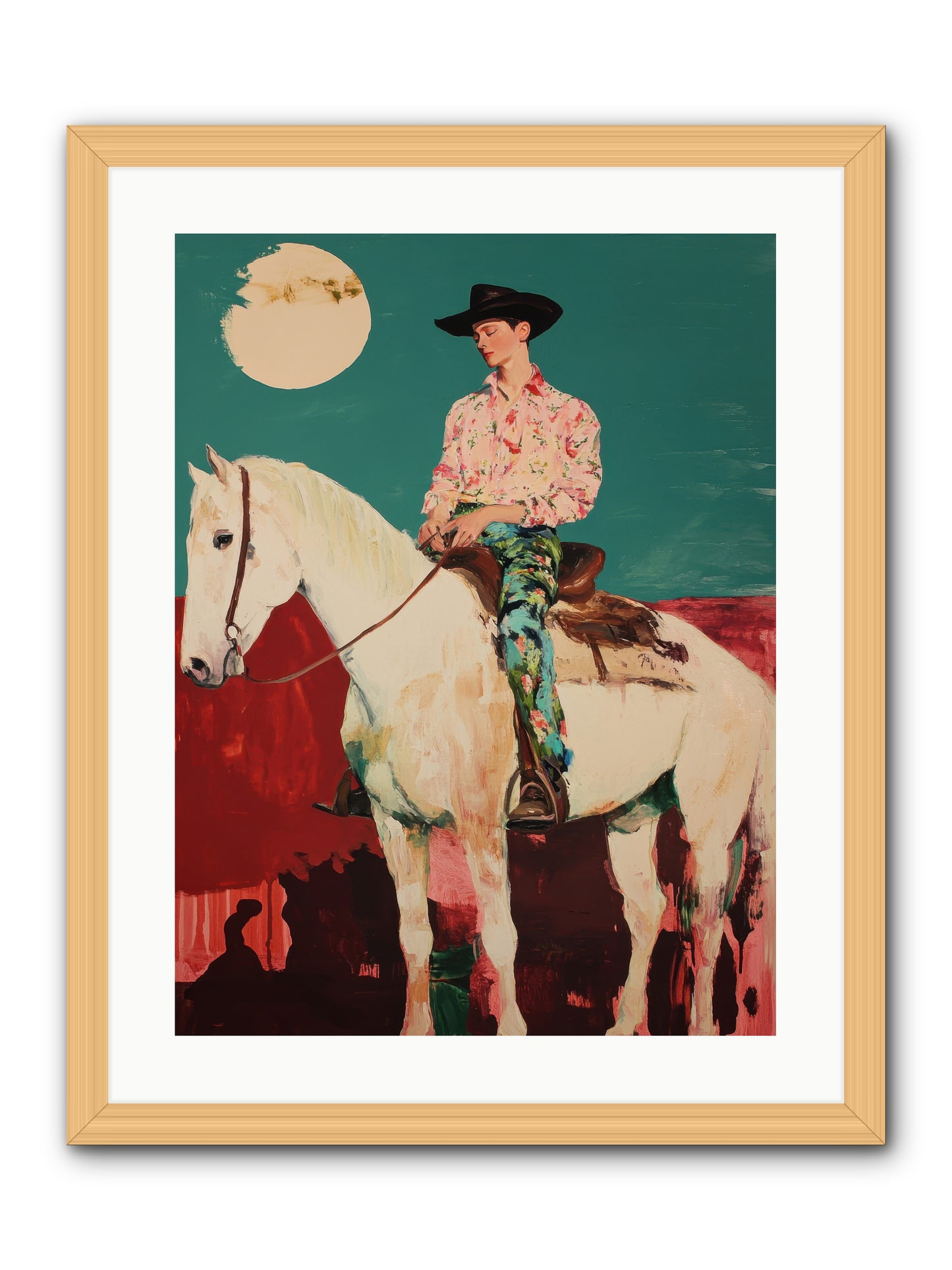 Aristocrat of the Range -- Framed Print - Natural 18x24