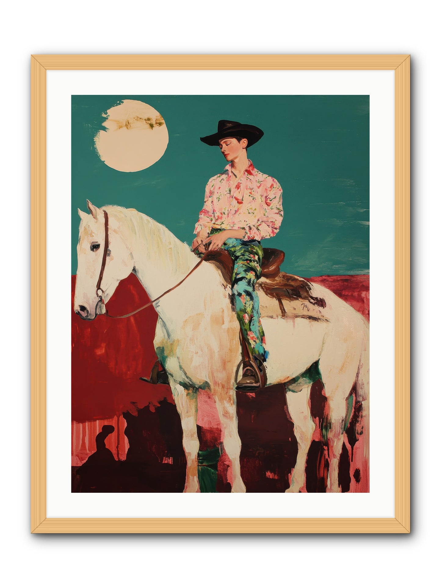 Aristocrat of the Range -- Framed Print - Natural 24x32