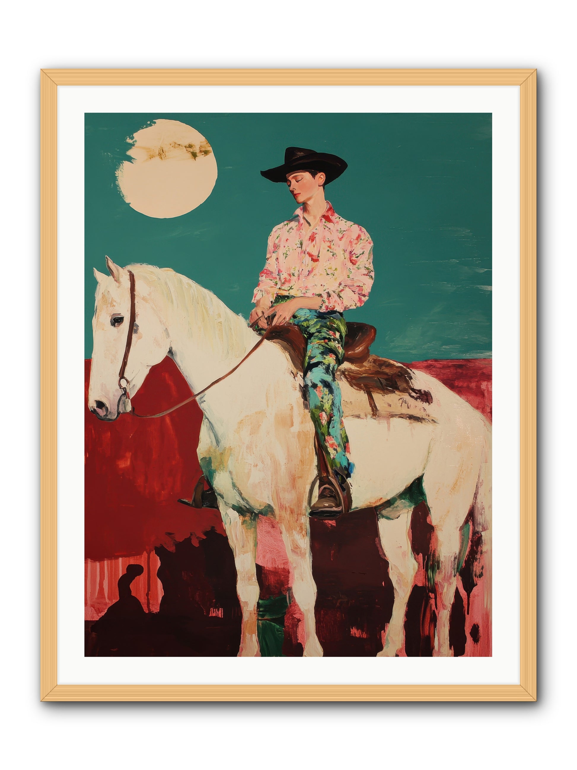 Aristocrat of the Range -- Framed Print - Natural 30x40