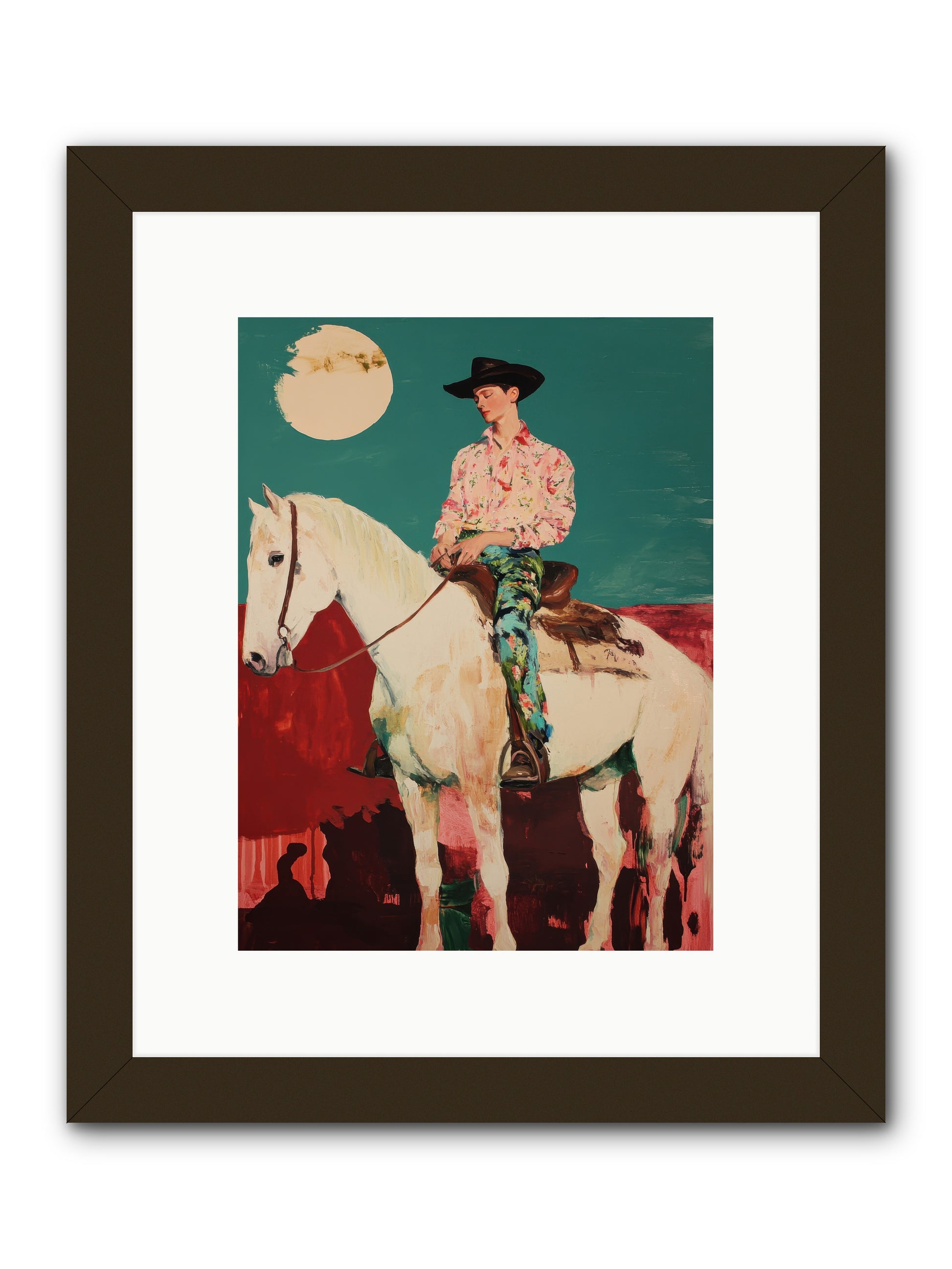 Aristocrat of the Range -- Framed Print - Black 9x12