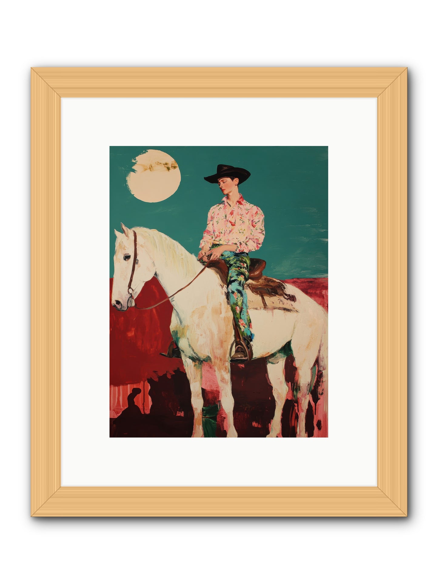 Aristocrat of the Range -- Framed Print - Natural 9x12