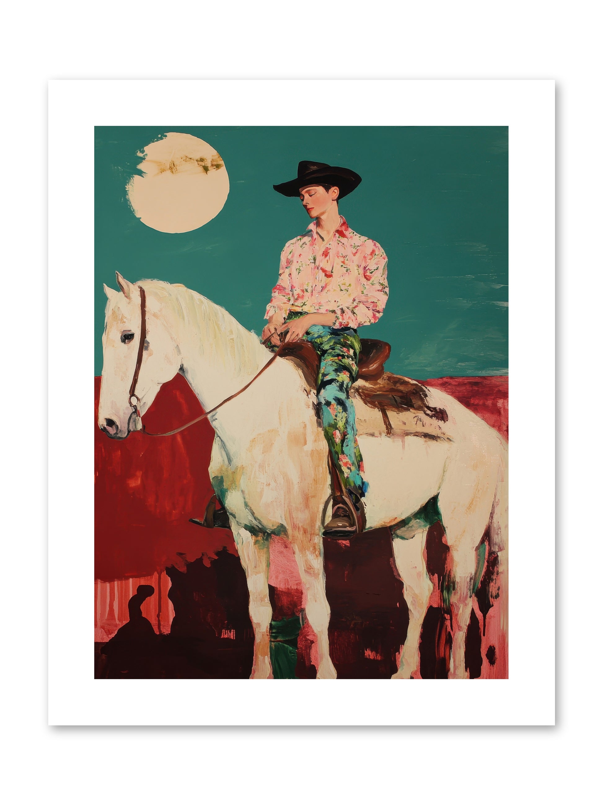 Aristocrat of the Range -- Loose Canvas Print 9x12