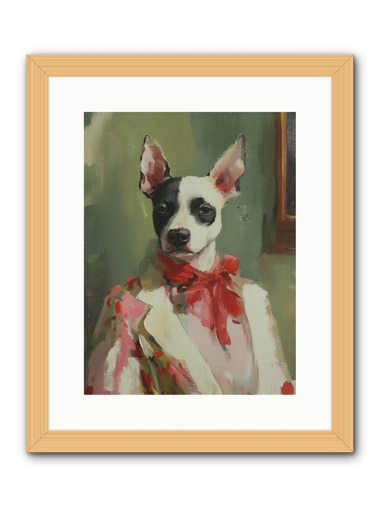 Aristocratic Soul -- Framed Print - Natural 12x16