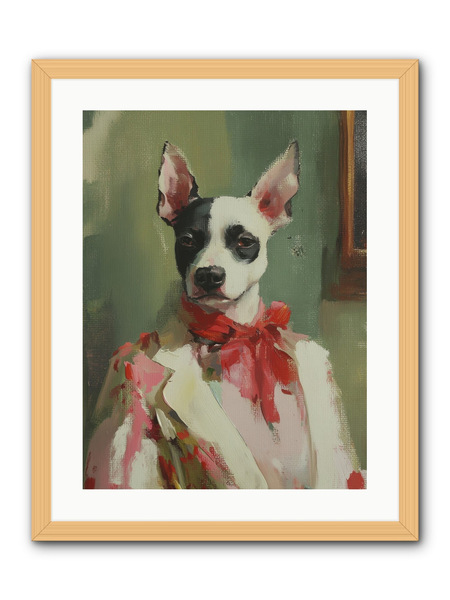 Aristocratic Soul -- Framed Print - Natural 18x24