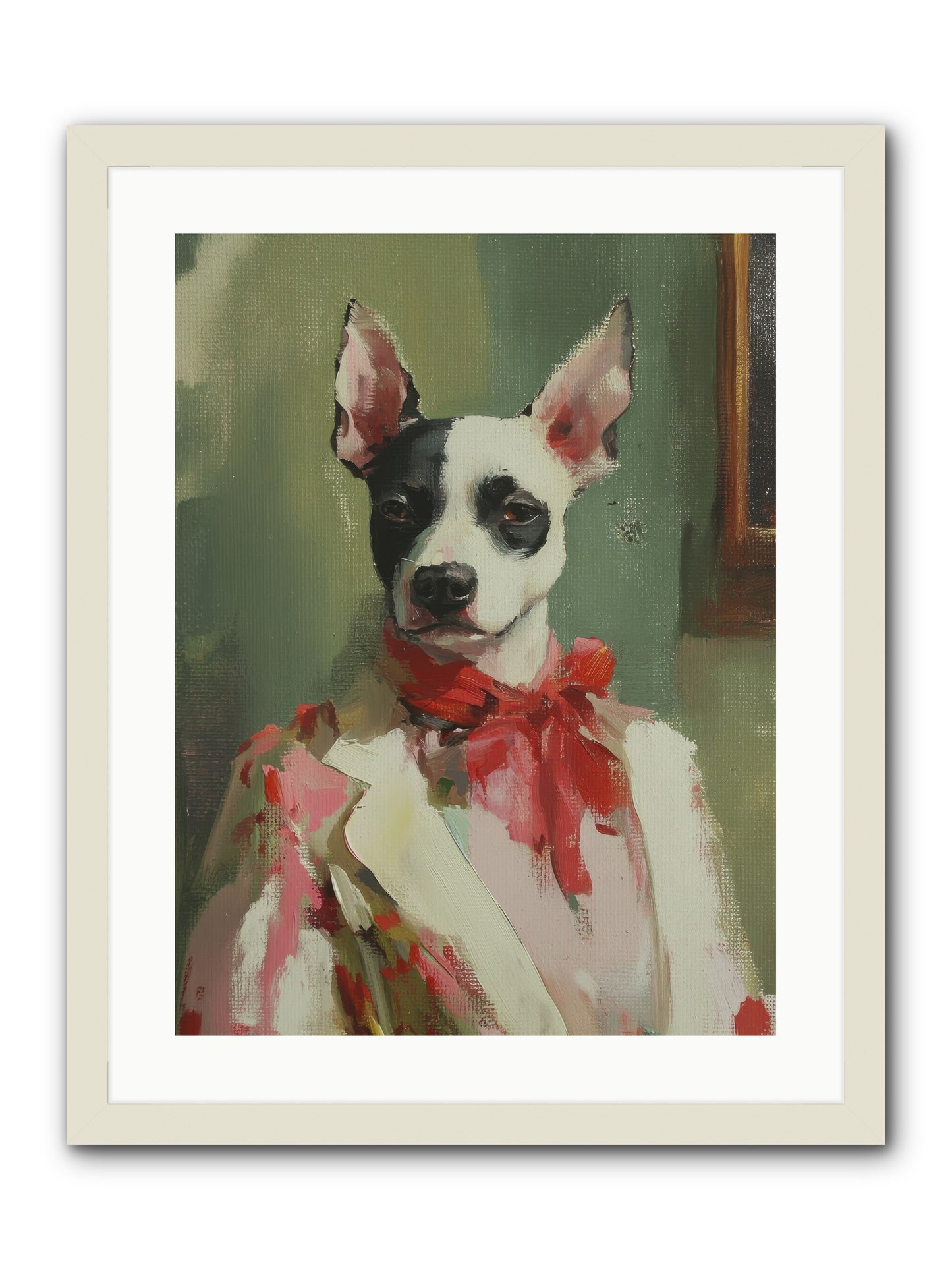Aristocratic Soul -- Framed Print - White 18x24