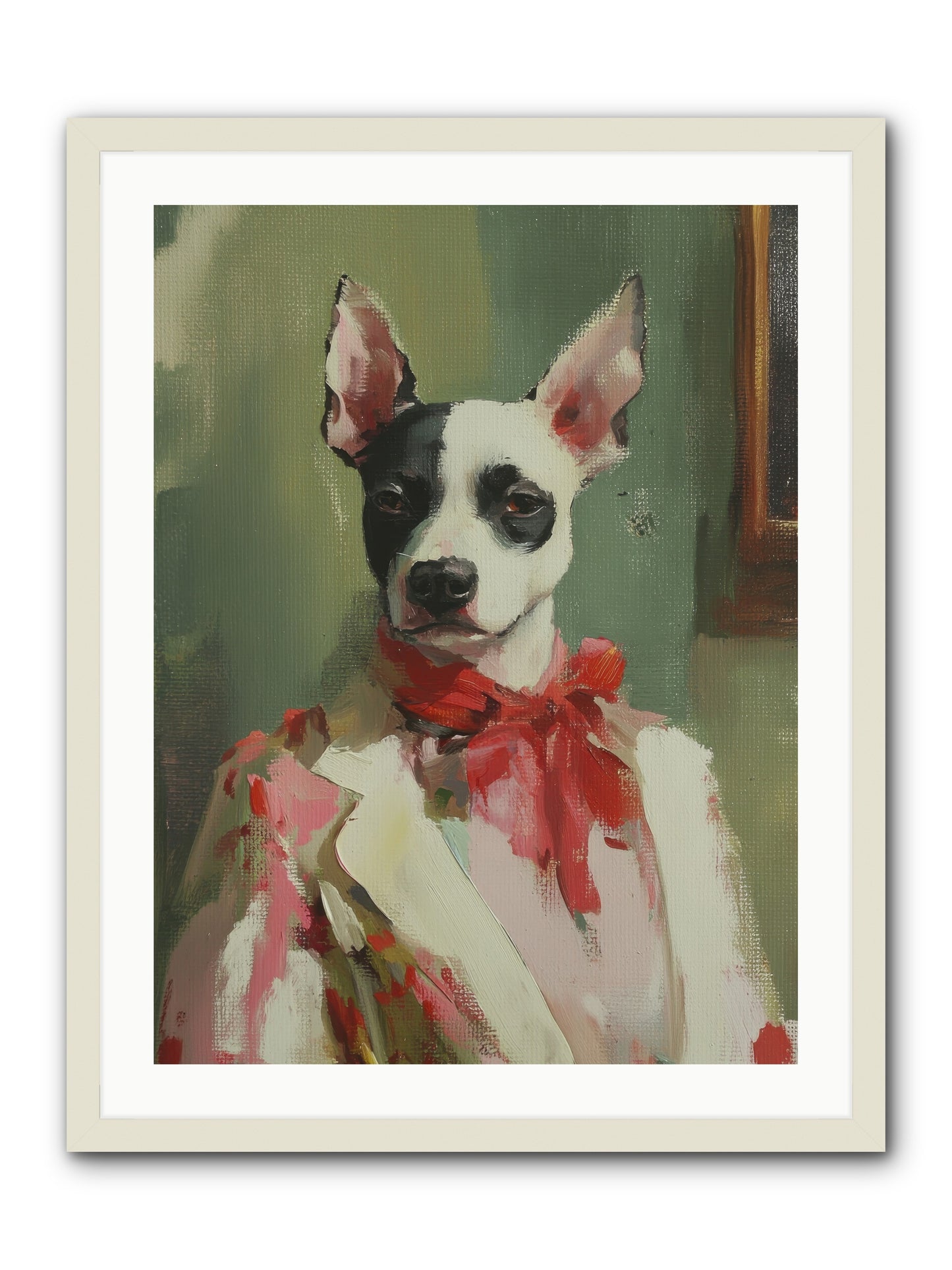 Aristocratic Soul -- Framed Print - White 24x32