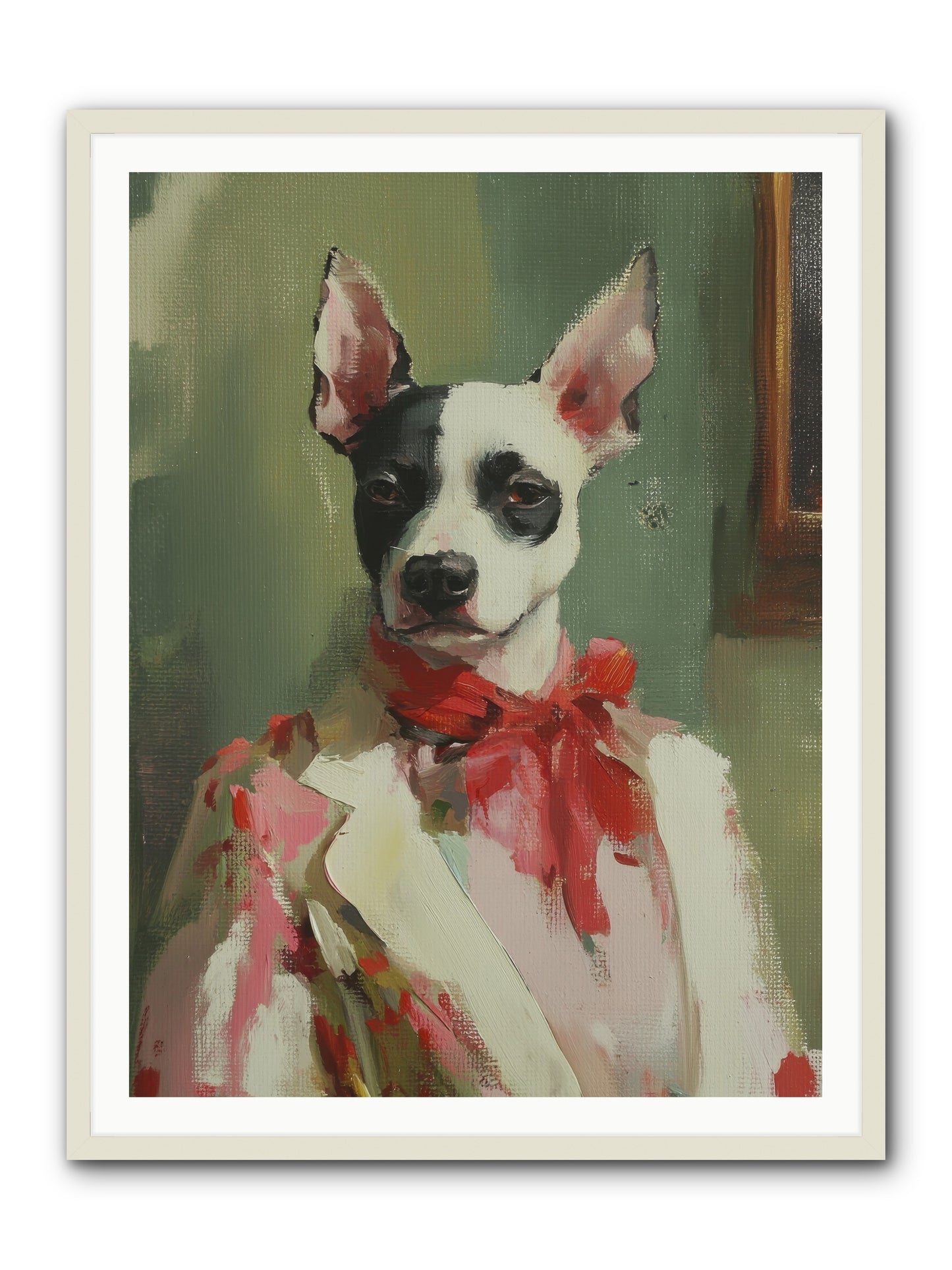 Aristocratic Soul -- Framed Print - White 36x48