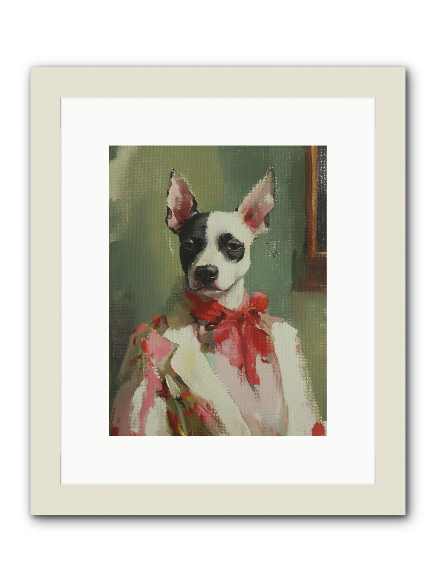 Aristocratic Soul -- Framed Print - White 9x12