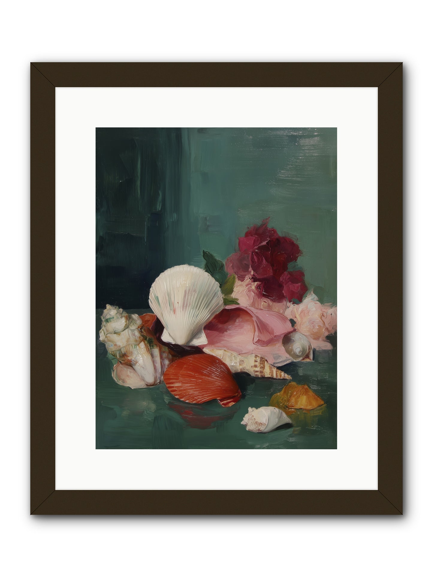 Arranged in Silence -- Framed Print - Black 12x16