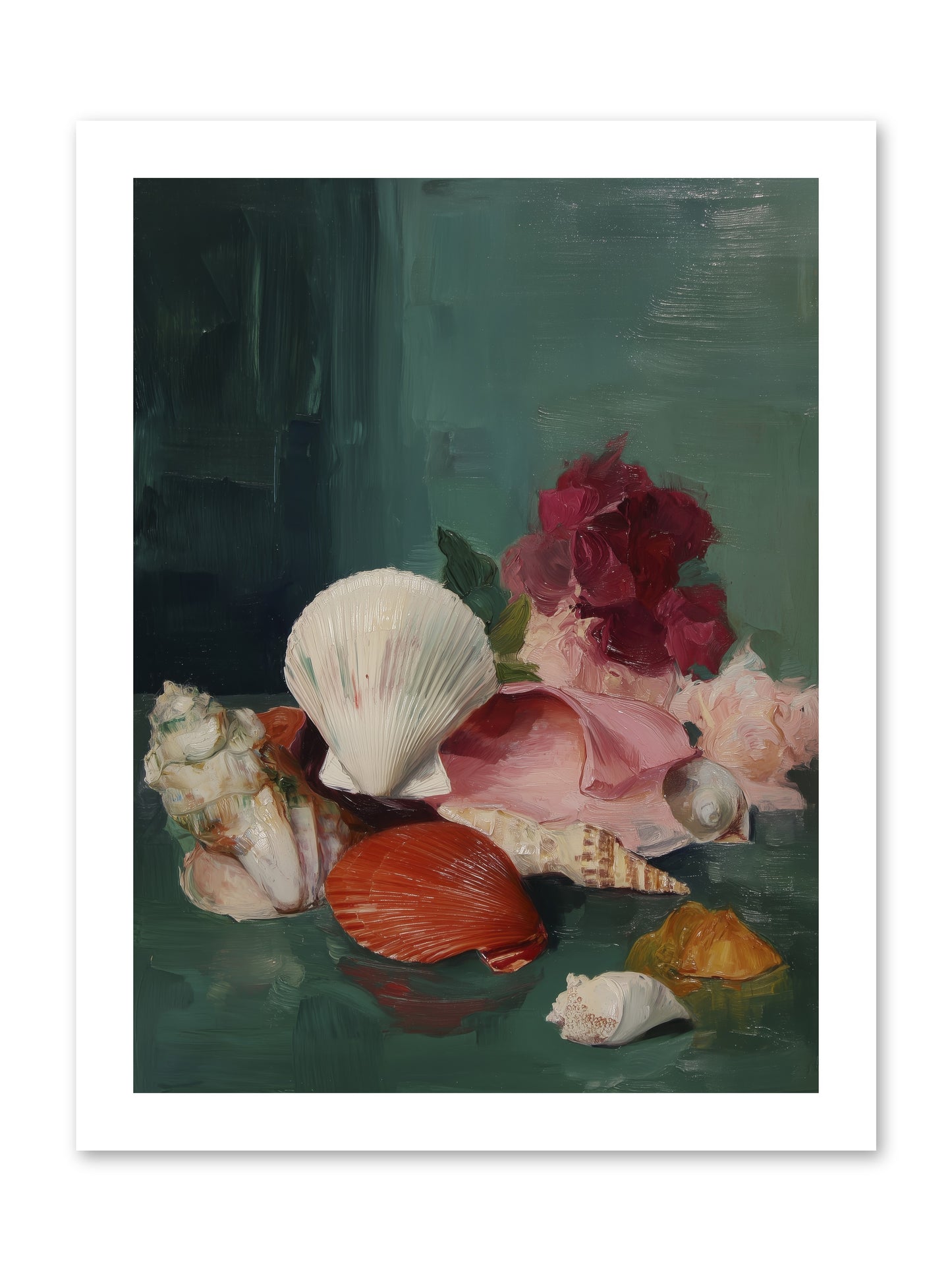 Arranged in Silence -- Loose Canvas Print 12x16