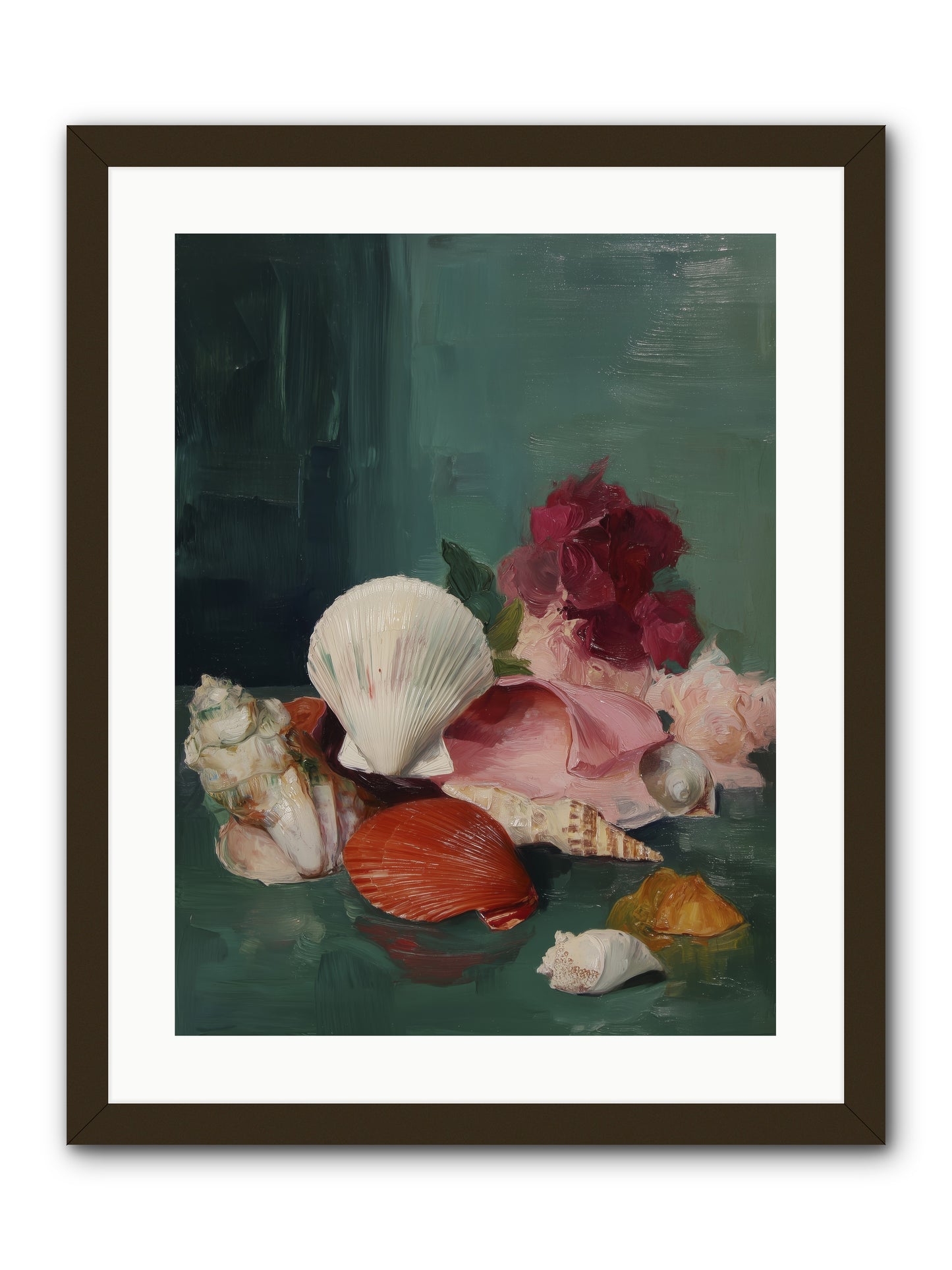 Arranged in Silence -- Framed Print - Black 18x24