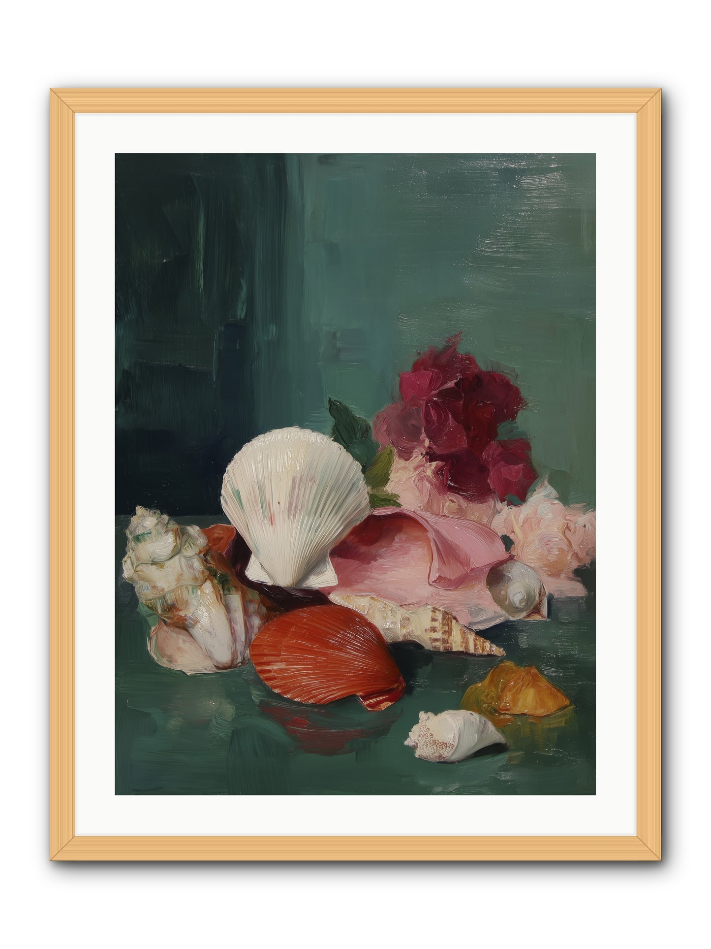 Arranged in Silence -- Framed Print - Natural 24x32