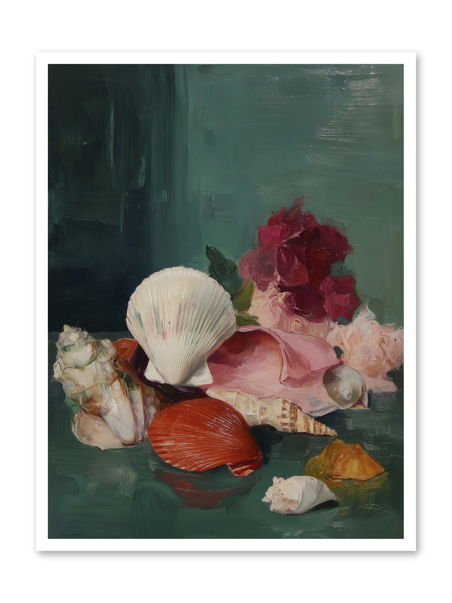 Arranged in Silence -- Loose Canvas Print 30x40
