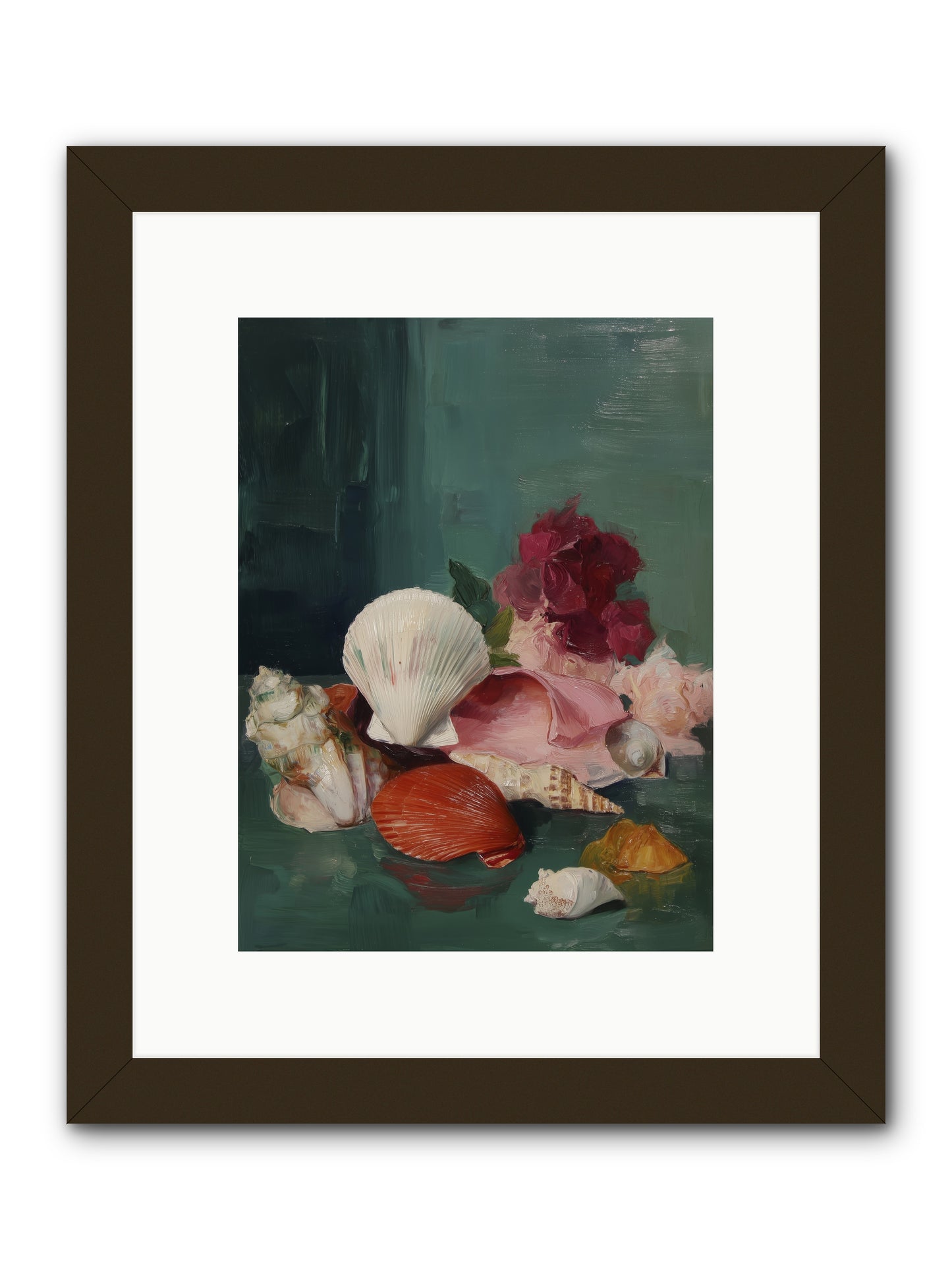 Arranged in Silence -- Framed Print - Black 9x12