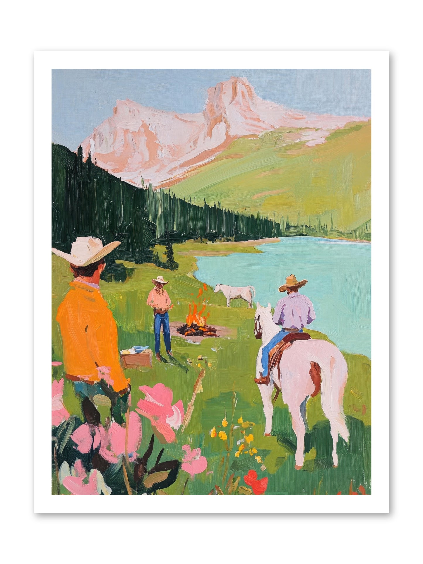 Arroyo Crossing No.1  -- Loose Canvas Print 18x24