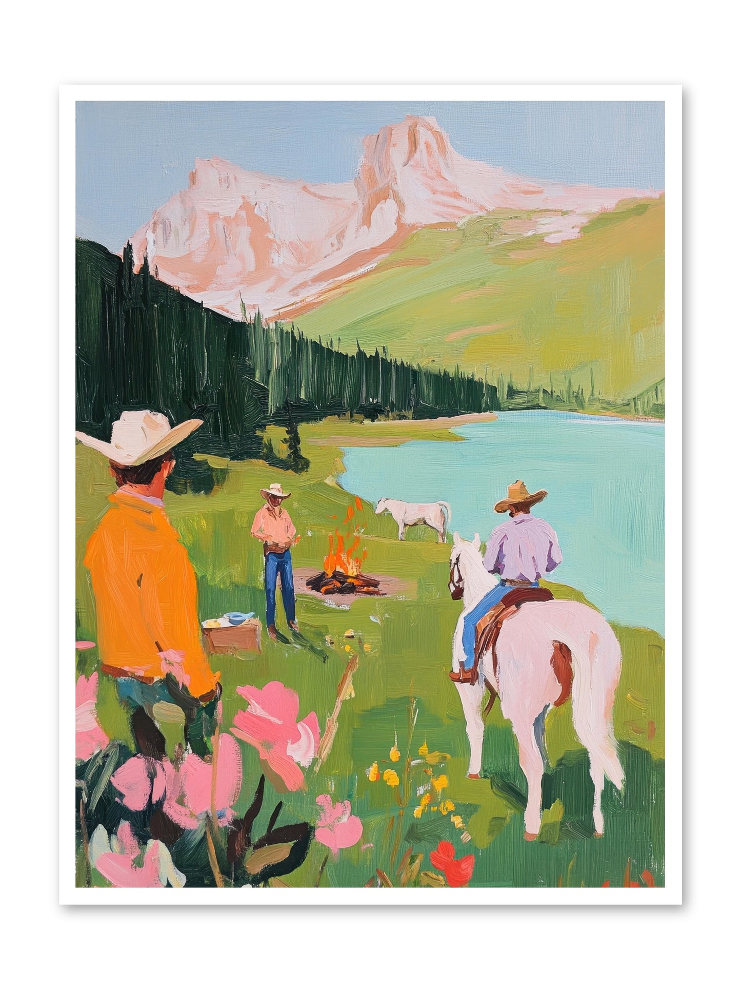 Arroyo Crossing No.1  -- Loose Canvas Print 36x48