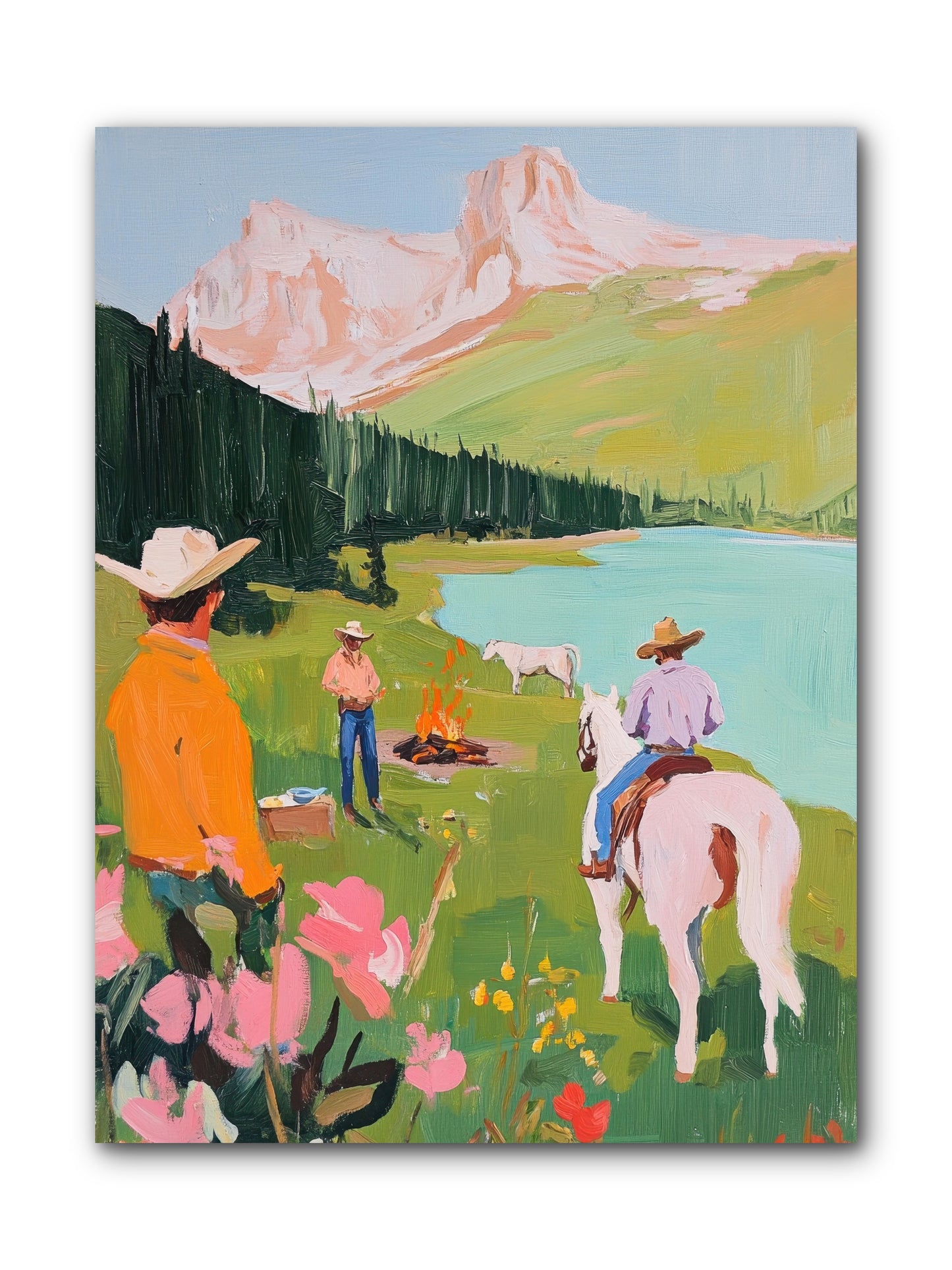 Arroyo Crossing No.1  -- Wrapped Canvas 9x12