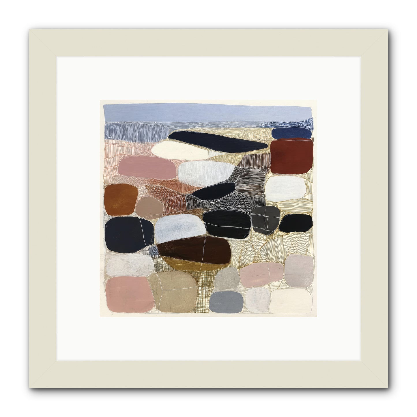 Ash -- Framed Print - White 10x10