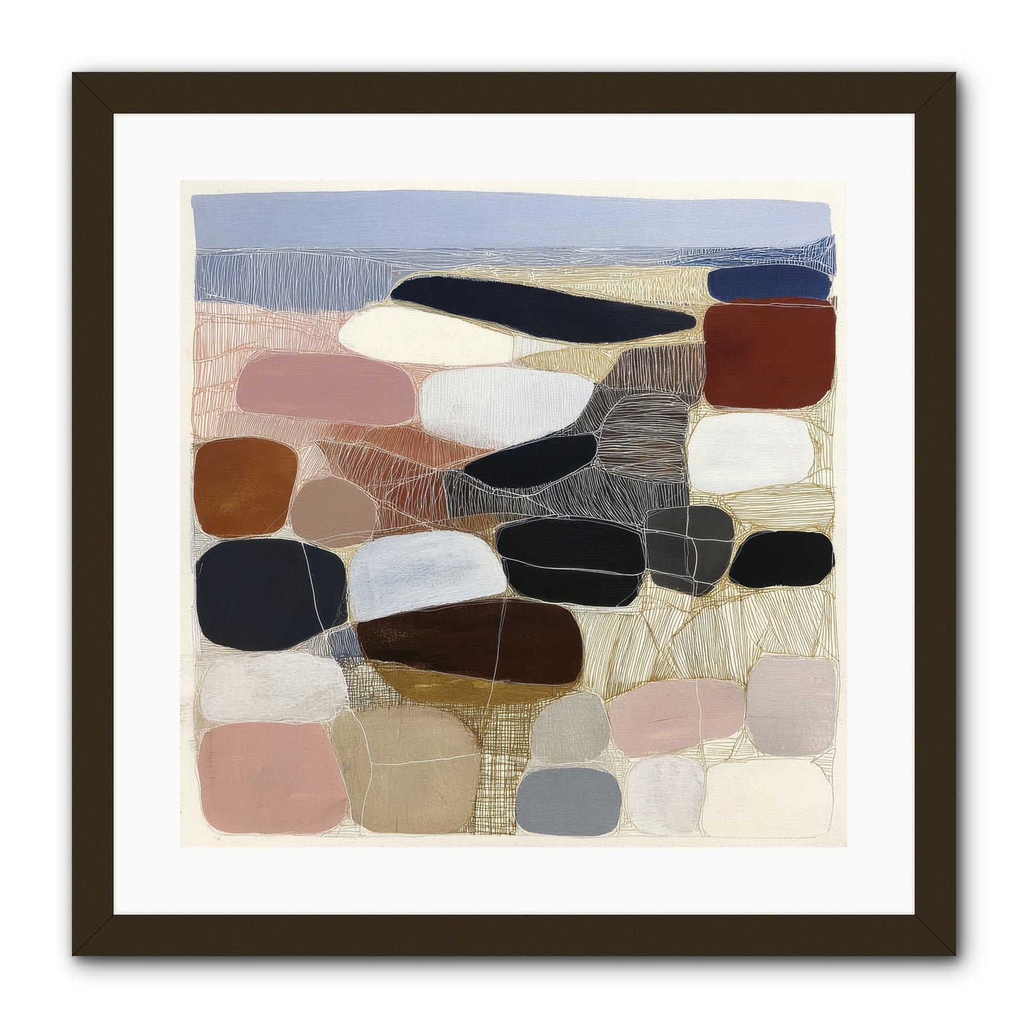 Ash -- Framed Print - Black 20x20