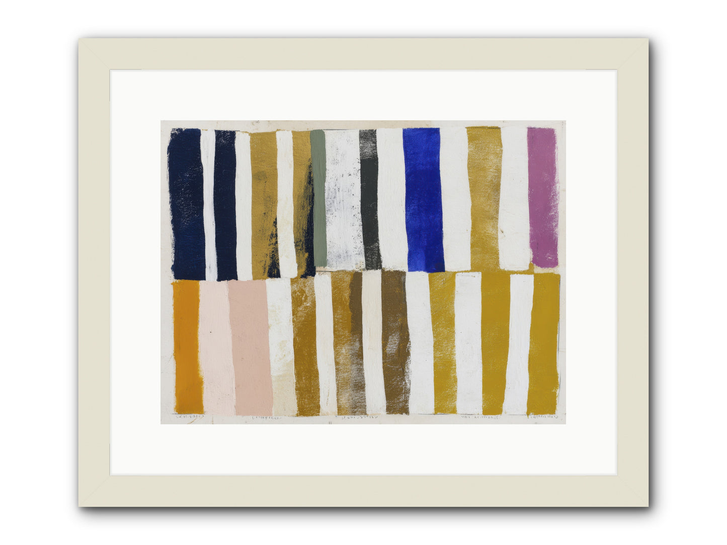 Ashen Parade -- Framed Print - White 16x12