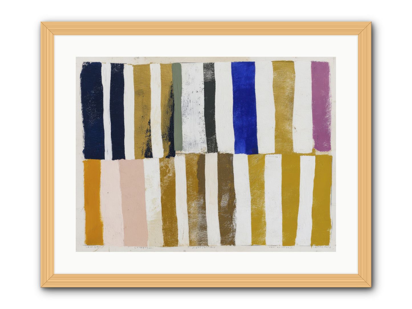 Ashen Parade -- Framed Print - Natural 24x18
