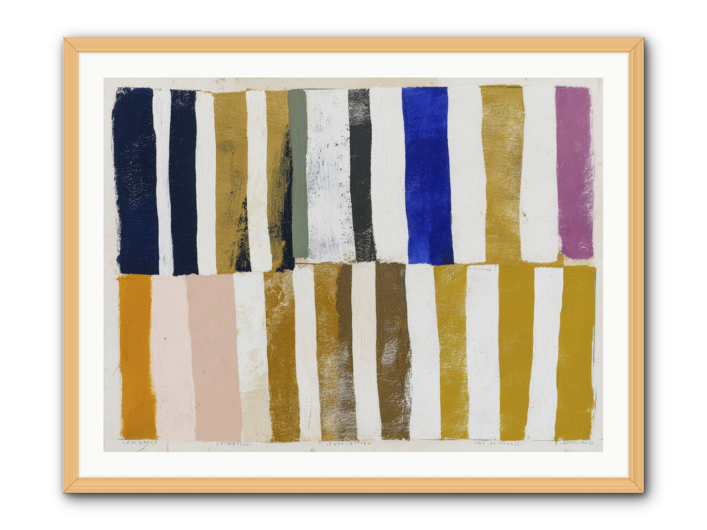 Ashen Parade -- Framed Print - Natural 40x30