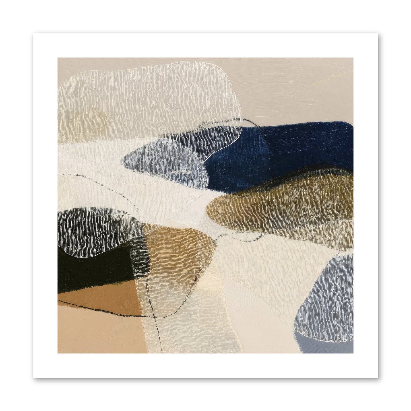 Ashen Tide -- Paper Print 12x12