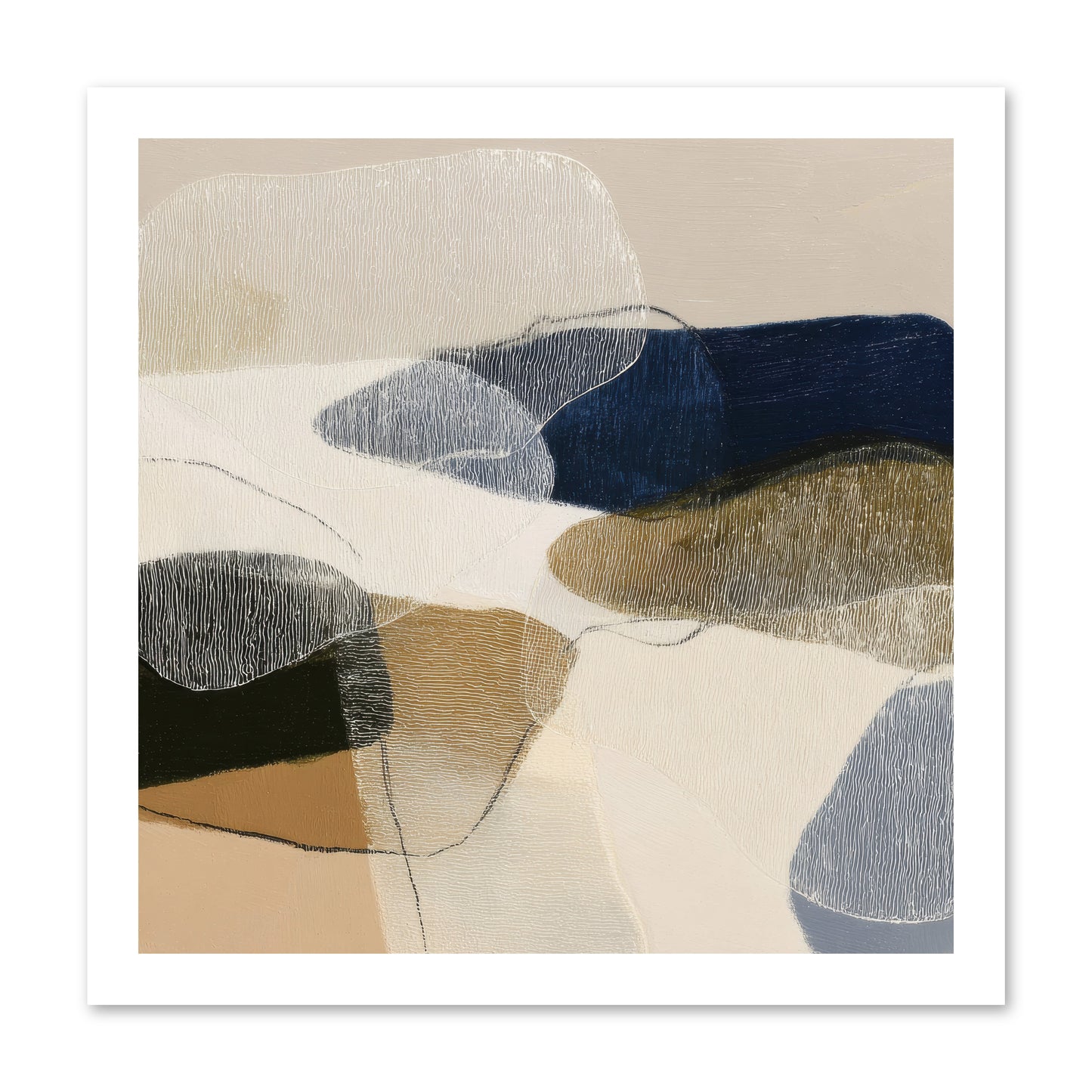 Ashen Tide -- Paper Print 16x16