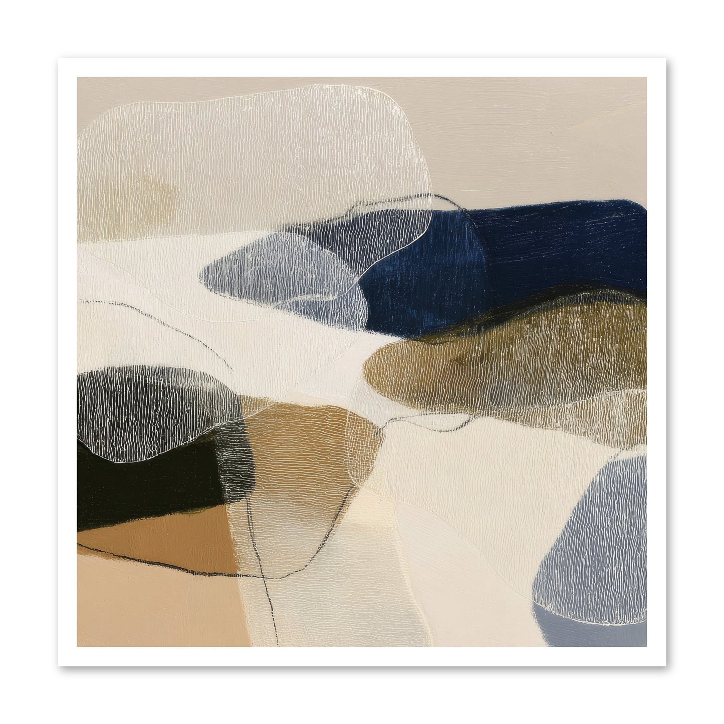 Ashen Tide -- Paper Print 30x30