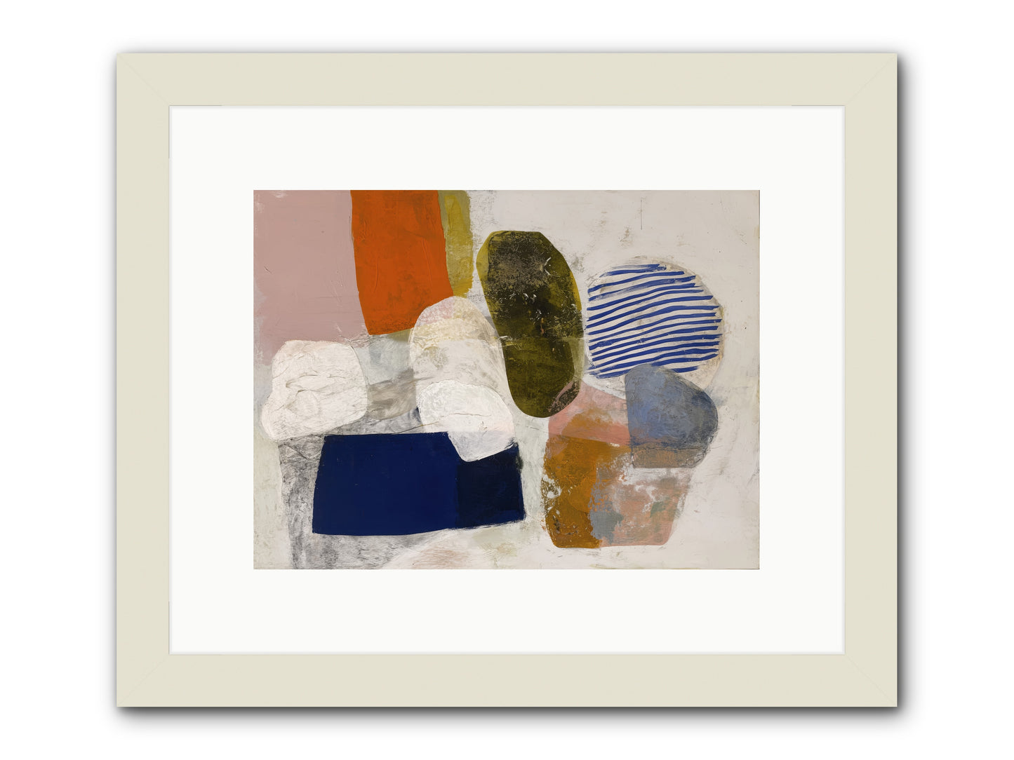 Ashwood -- Framed Print - White 12x9