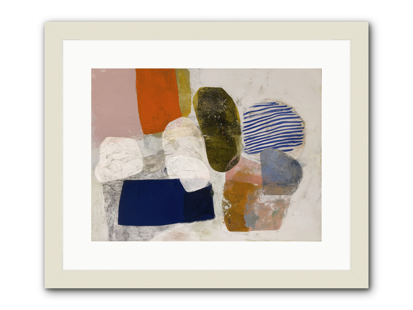 Ashwood -- Framed Print - White 16x12