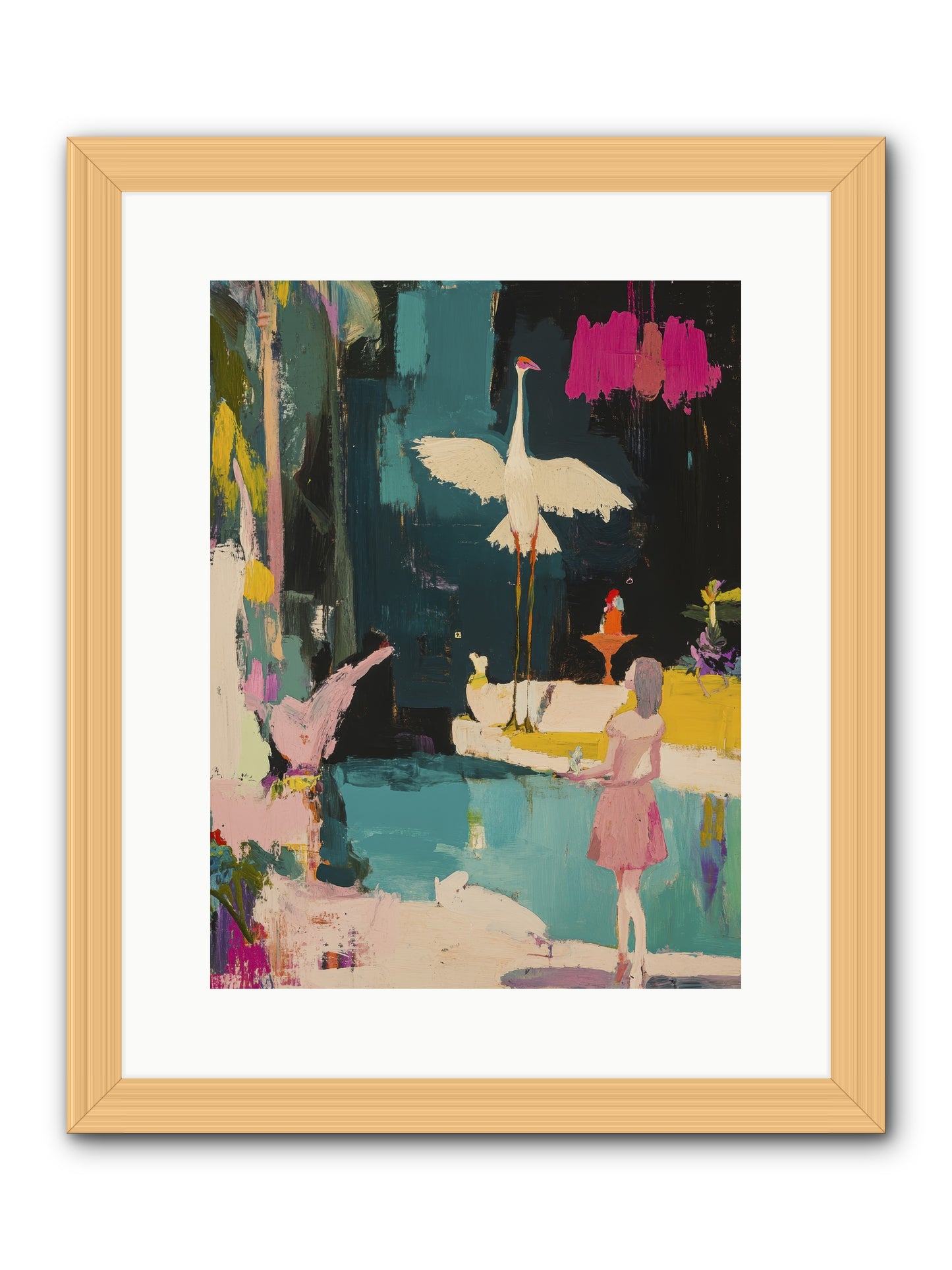 At Last, My Missing Piece -- Framed Print - Natural 12x16