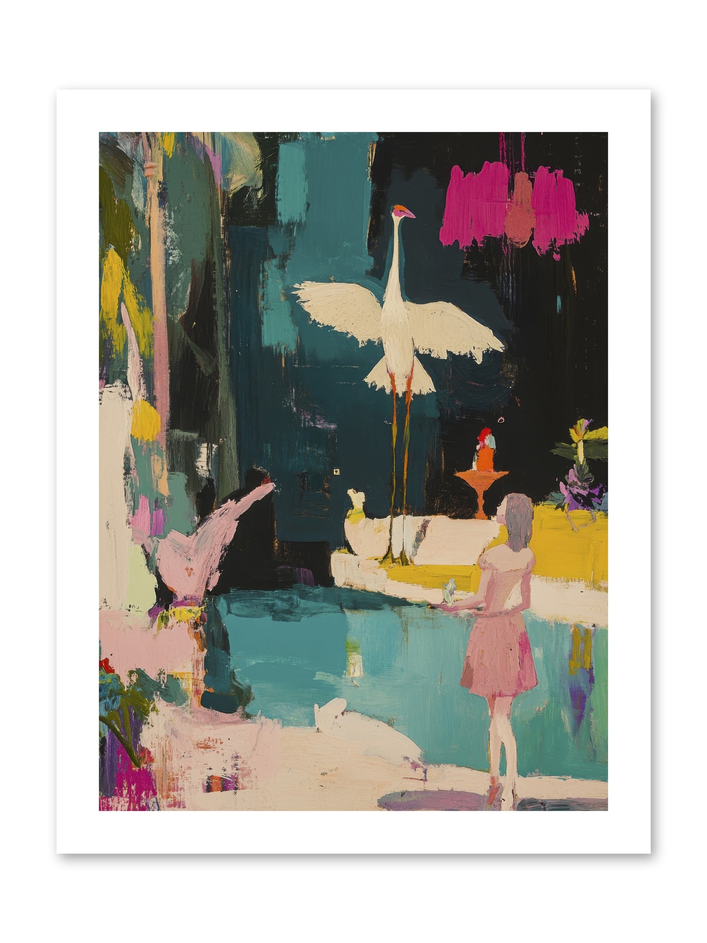 At Last, My Missing Piece -- Loose Canvas Print 12x16