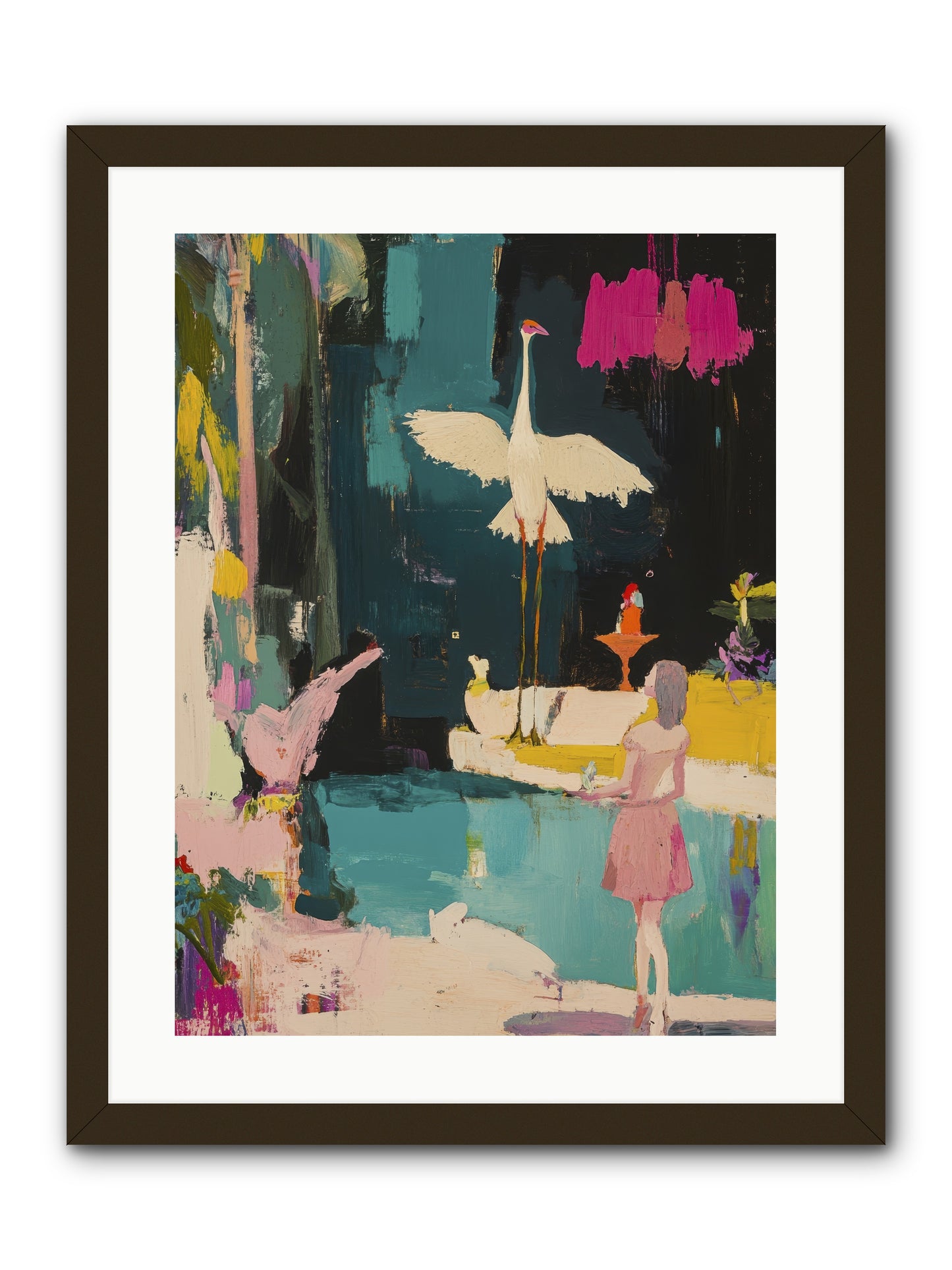 At Last, My Missing Piece -- Framed Print - Black 18x24