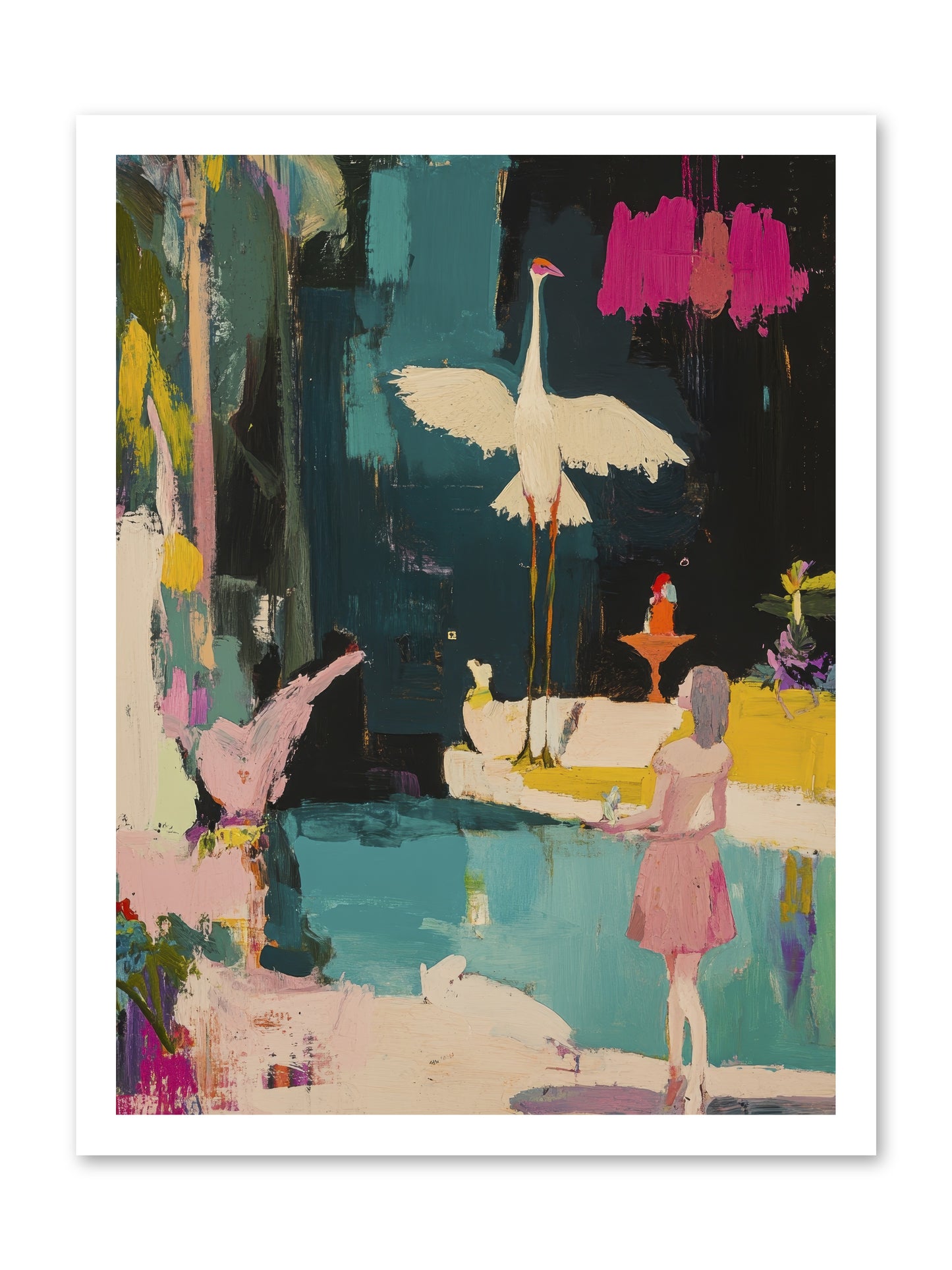 At Last, My Missing Piece -- Loose Canvas Print 18x24