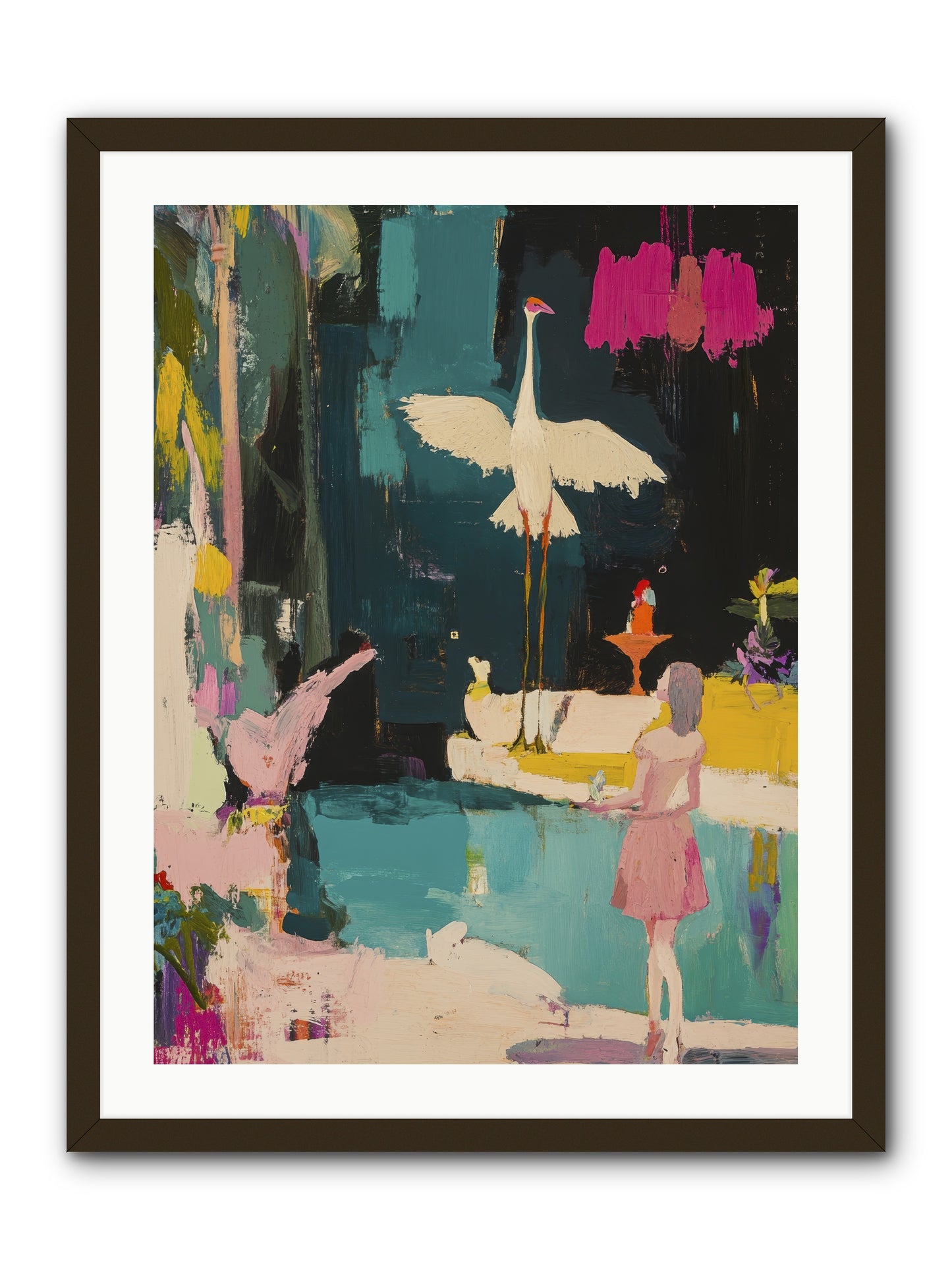At Last, My Missing Piece -- Framed Print - Black 24x32