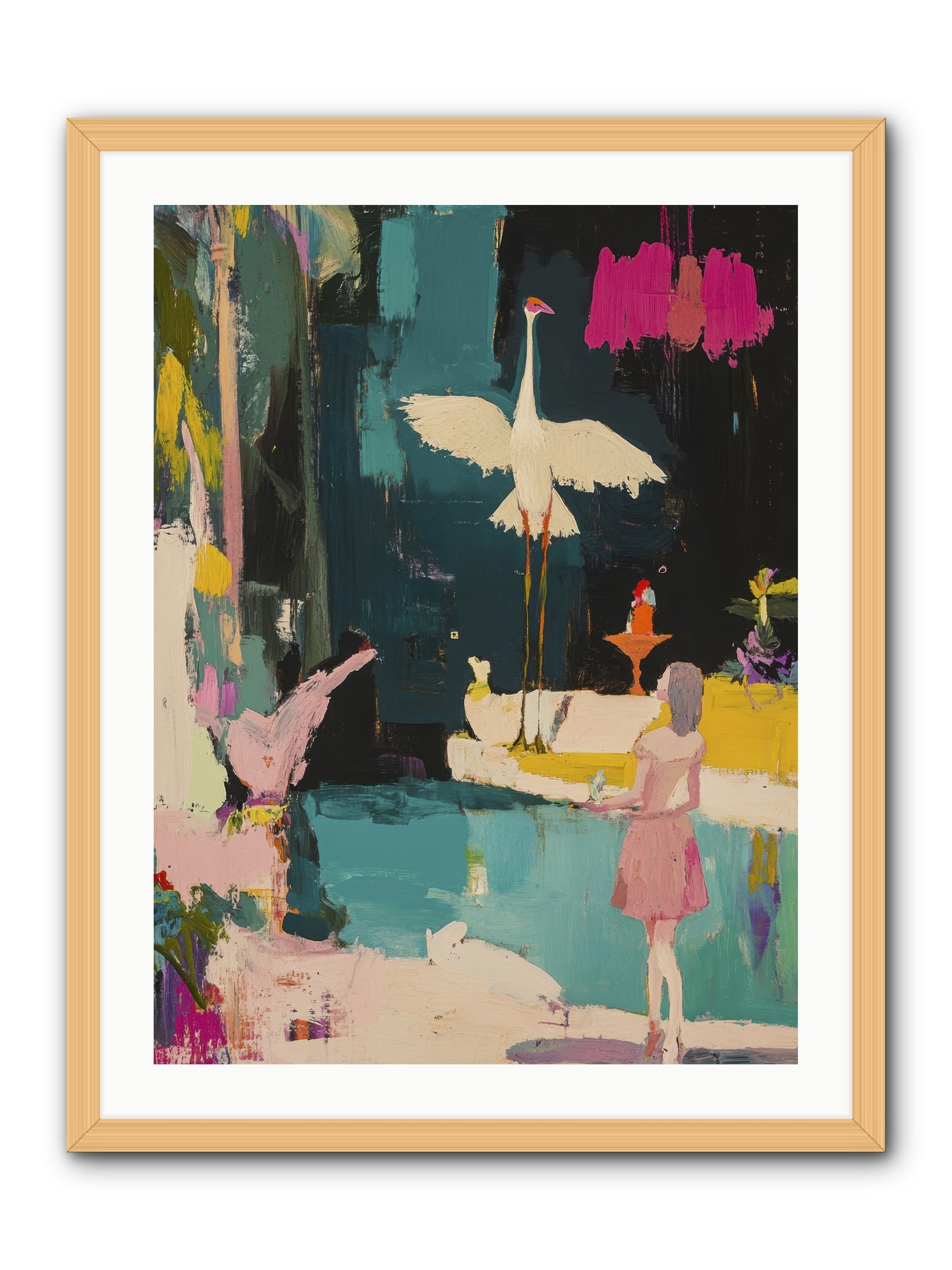 At Last, My Missing Piece -- Framed Print - Natural 24x32