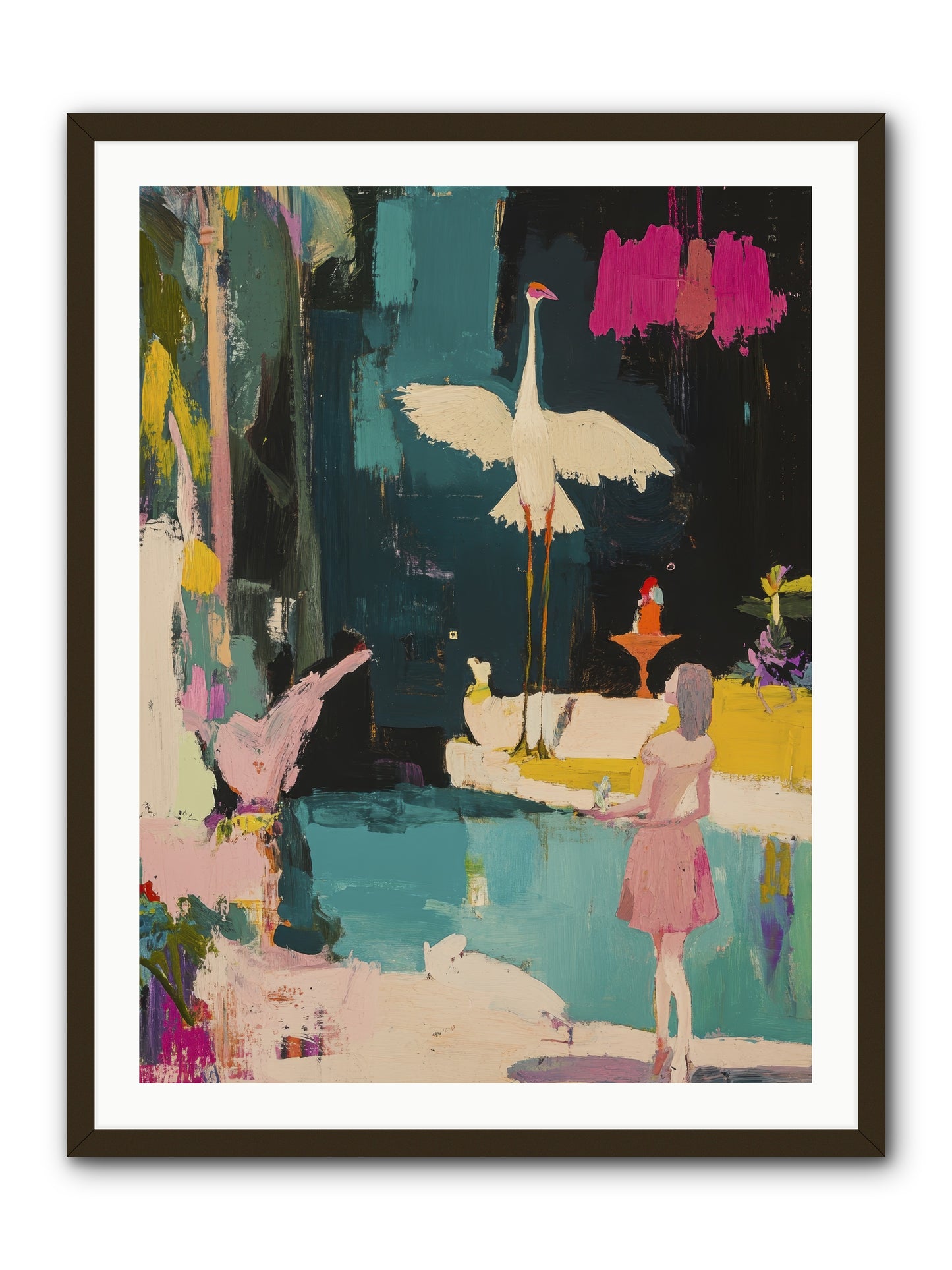 At Last, My Missing Piece -- Framed Print - Black 30x40