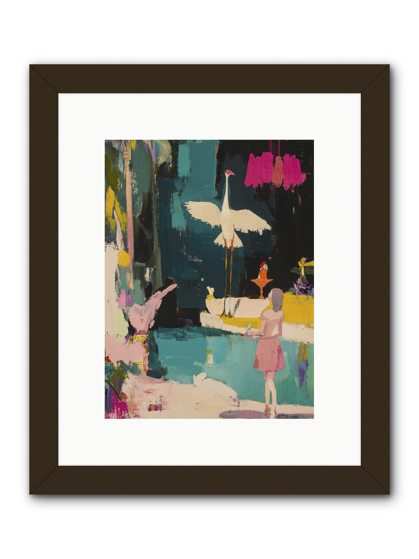 At Last, My Missing Piece -- Framed Print - Black 9x12